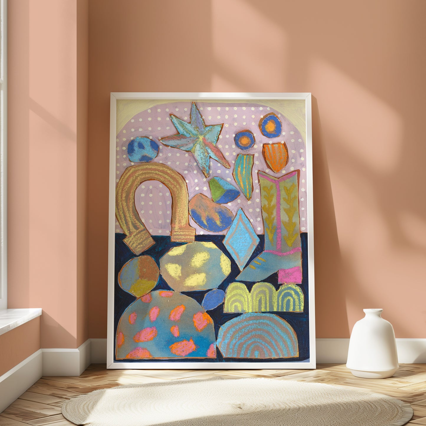 Unique Cowboy Boot Collage Art Print