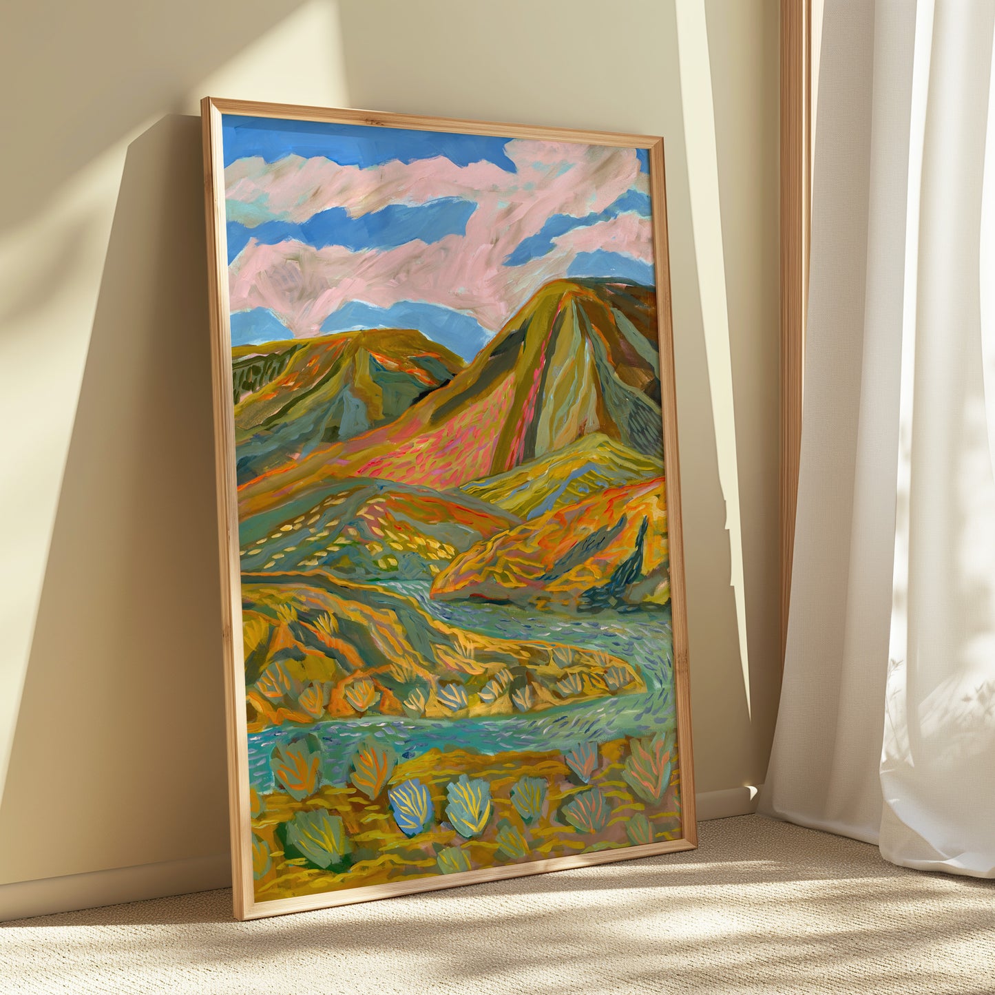 Southwest Aesthetic Desert Landscape Print