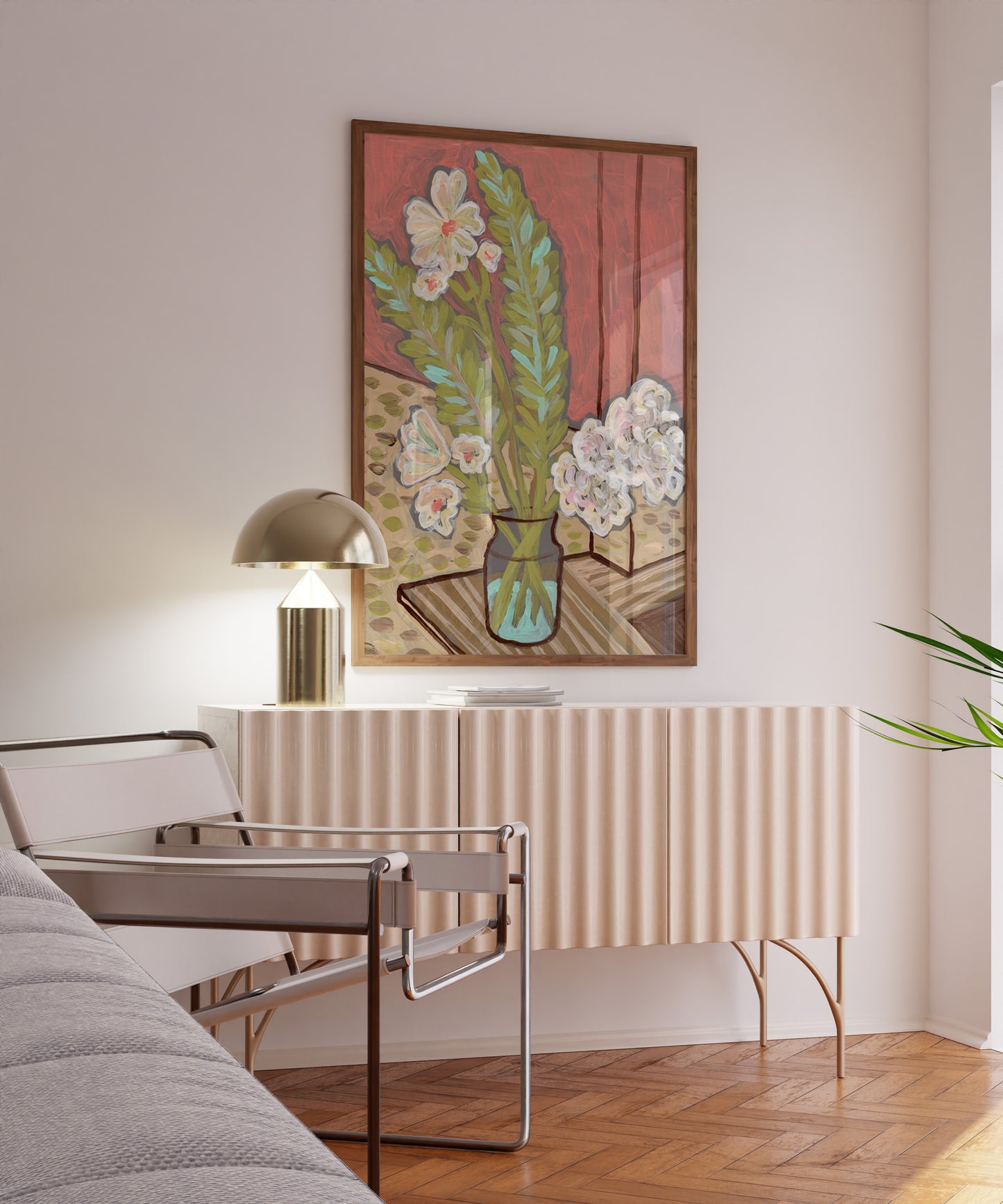 Modern Minimalist Flower Print