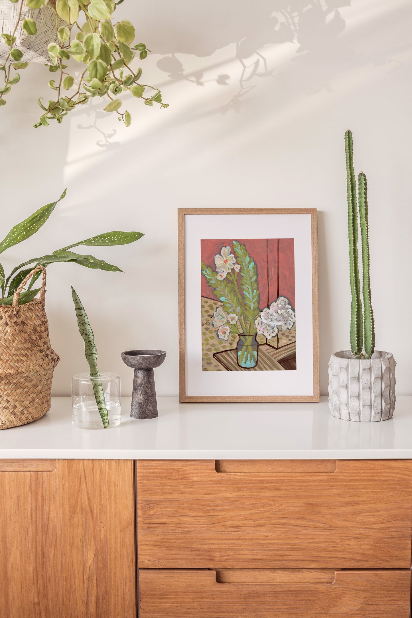 Modern Minimalist Flower Print