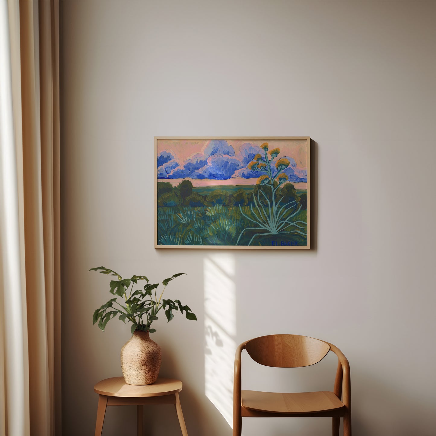 Sunset Century Plant Print