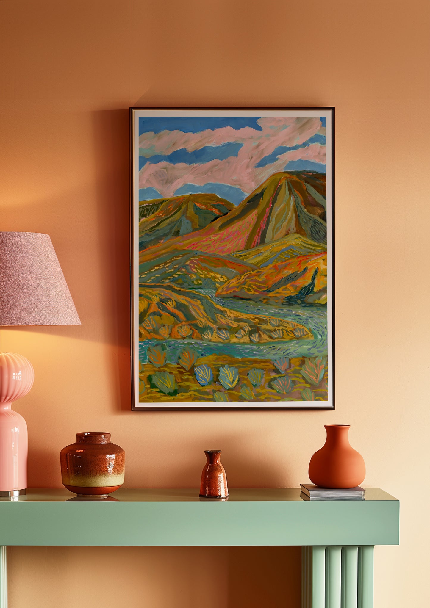 Southwest Aesthetic Desert Landscape Print