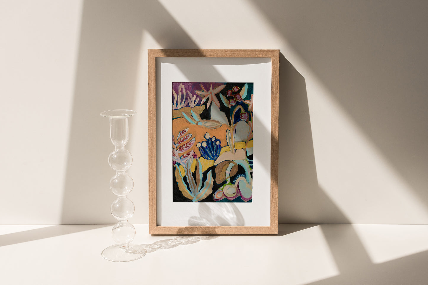 Colorful Desert Cactus Print
