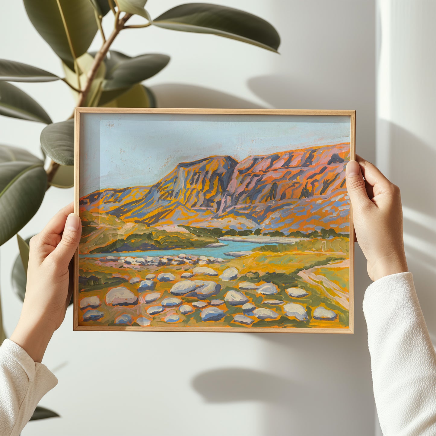 Pastel Big Bend Texas National Park Art Print