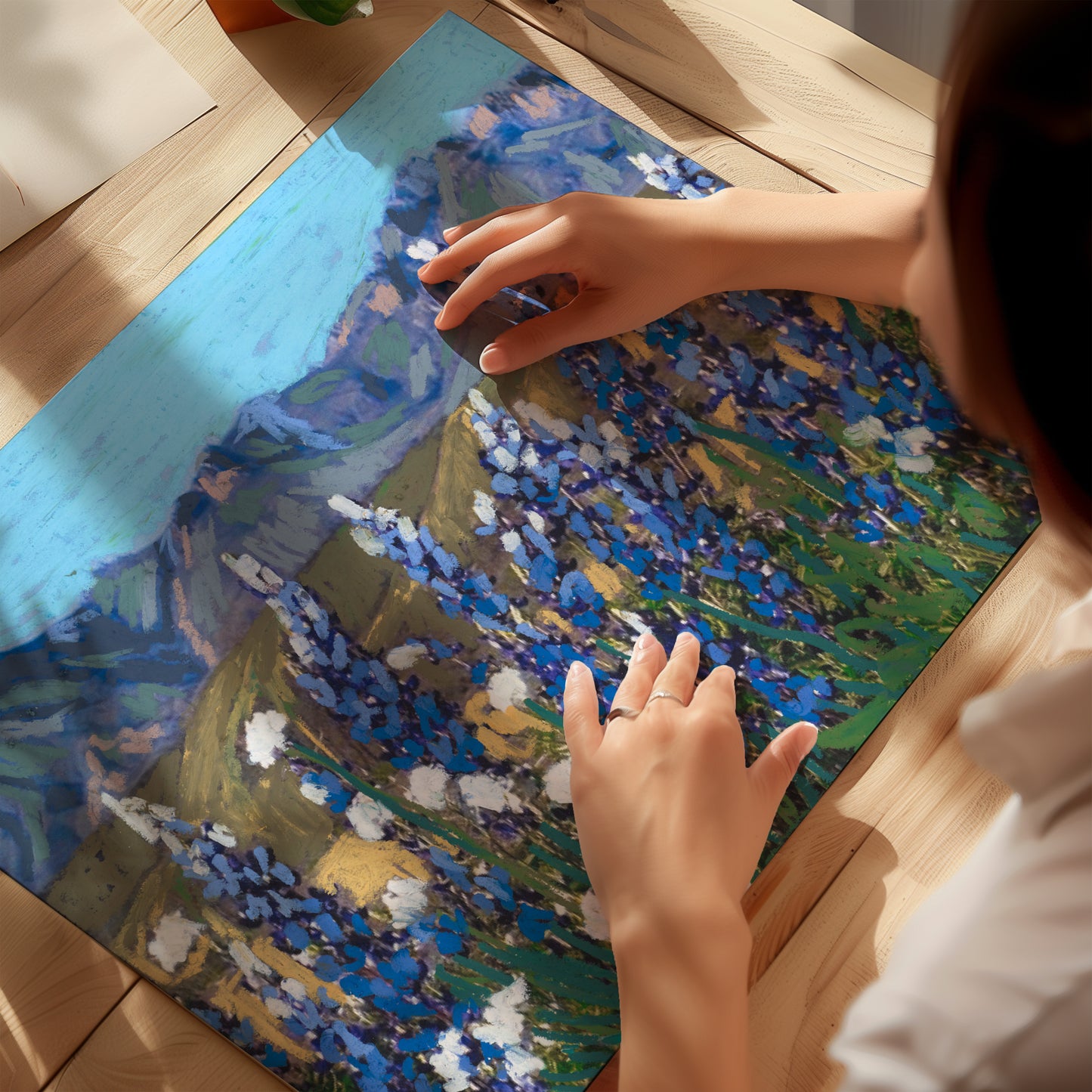 Bluebonnets Big Bend National Park Art Print