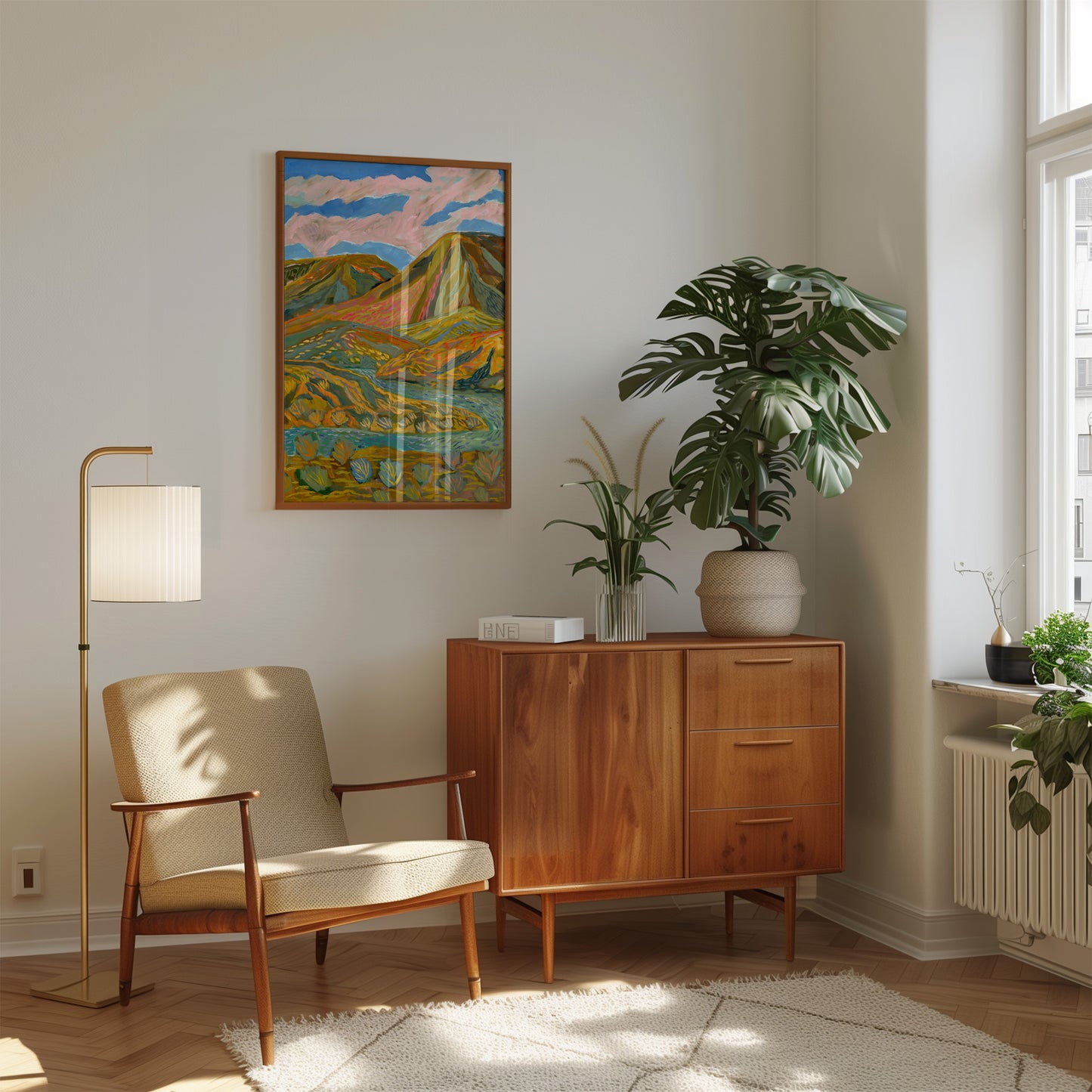 Southwest Aesthetic Desert Landscape Print