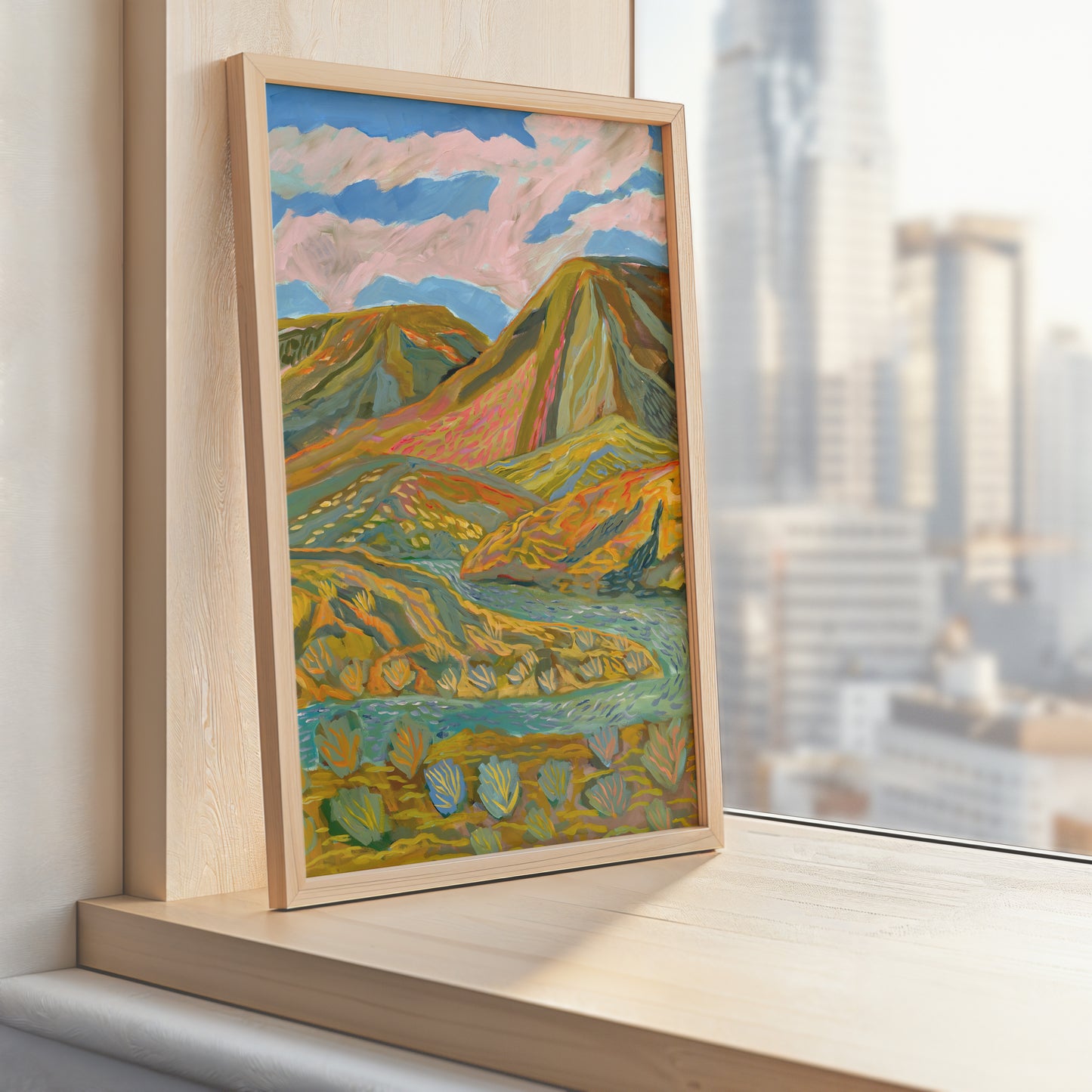 Southwest Aesthetic Desert Landscape Print