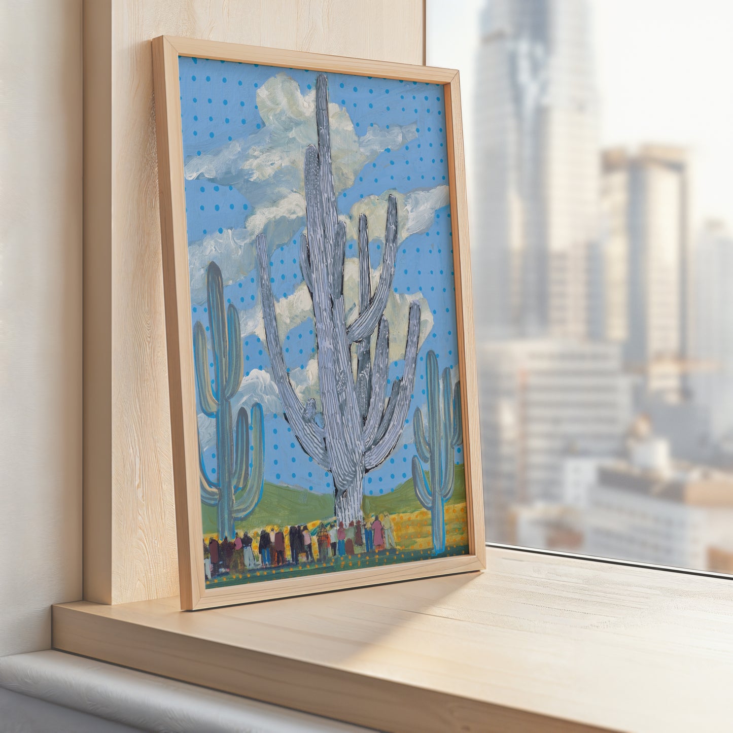 Saguaro Cactus Wall Art Print
