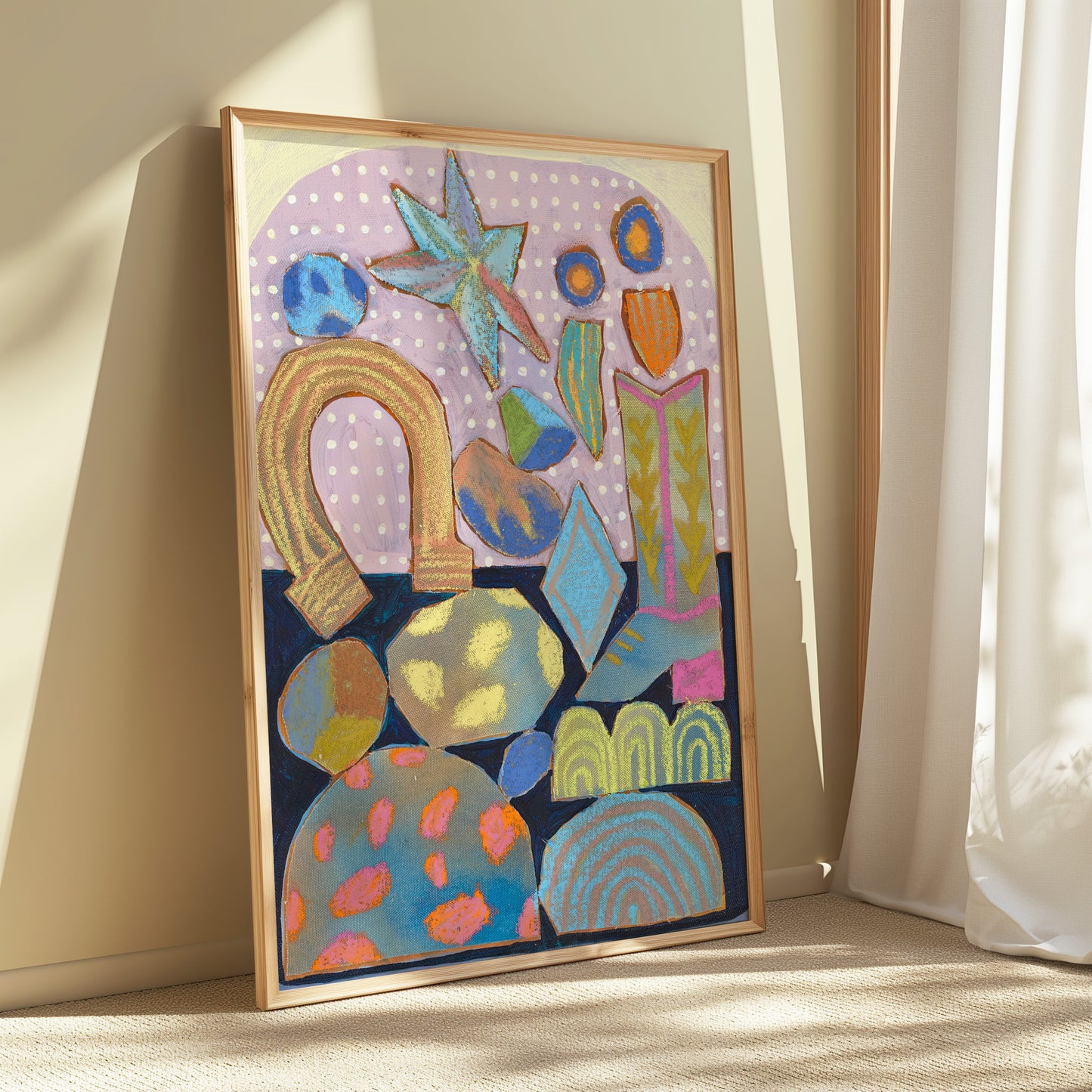 Unique Cowboy Boot Collage Art Print