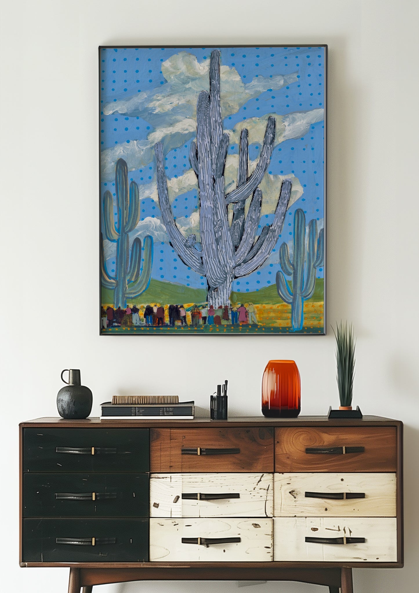 Saguaro Cactus Wall Art Print