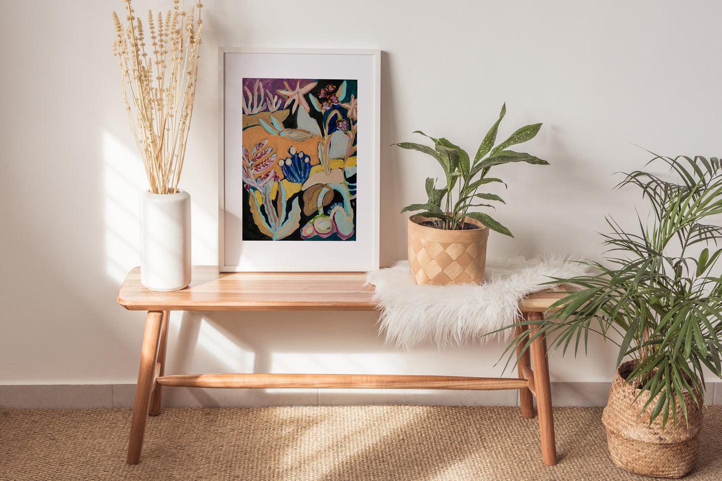 Colorful Desert Cactus Print