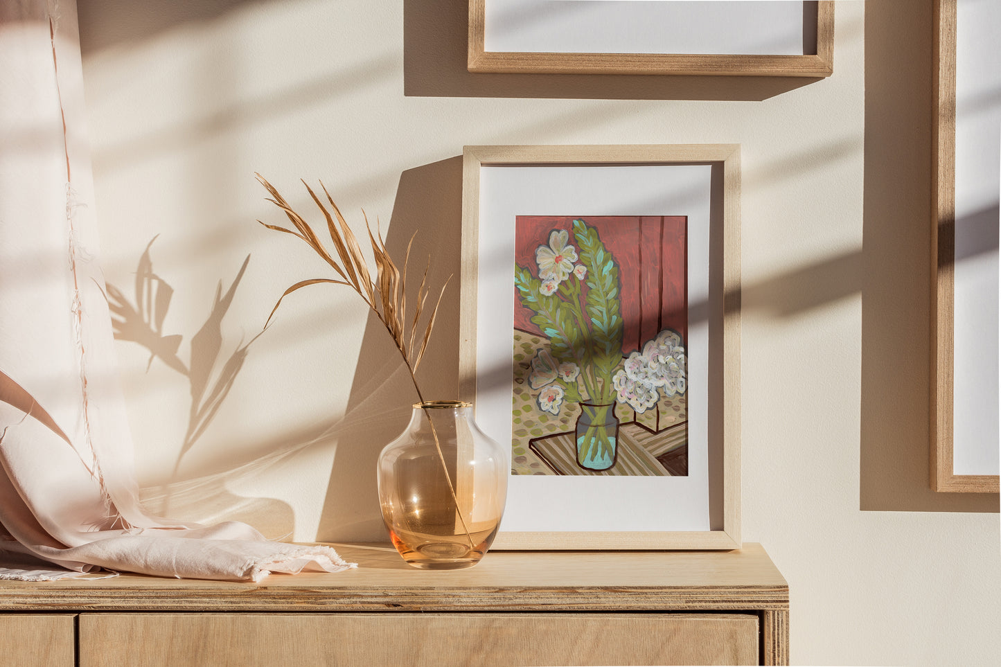 Modern Minimalist Flower Print