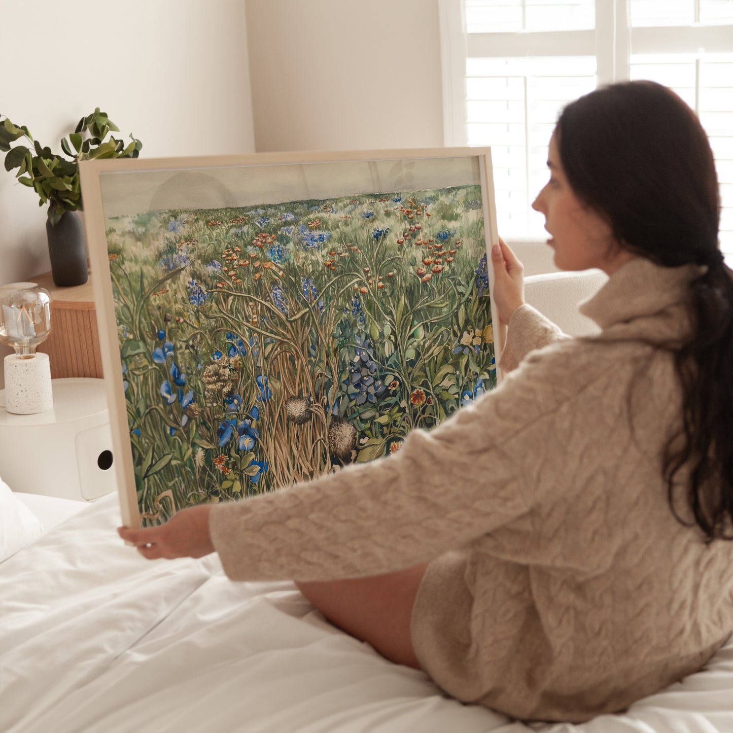 GUEST ARTIST COLLAB x MCSeaborne Art | Texas Wildflowers Art Print