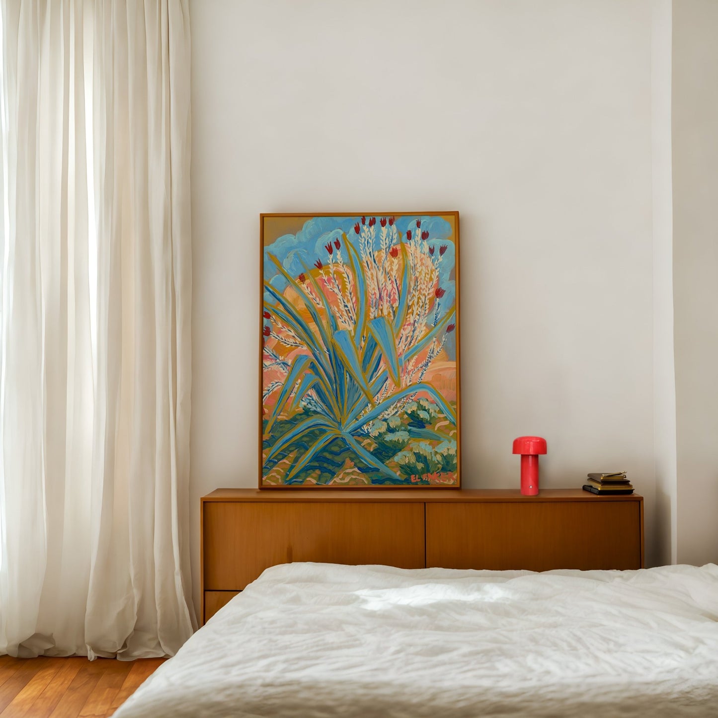 Agave Ocotillo Plant Print - El Baker Art