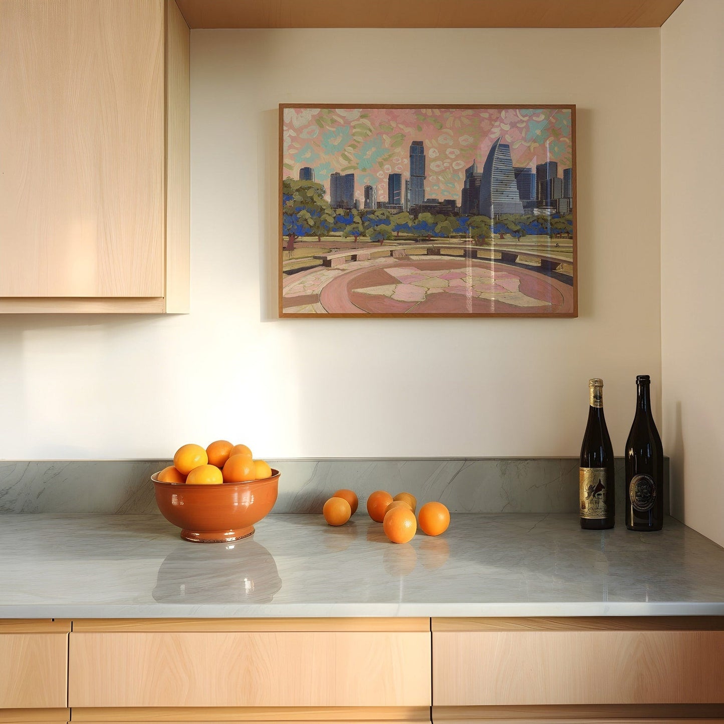 Austin Skyline Print - El Baker Art