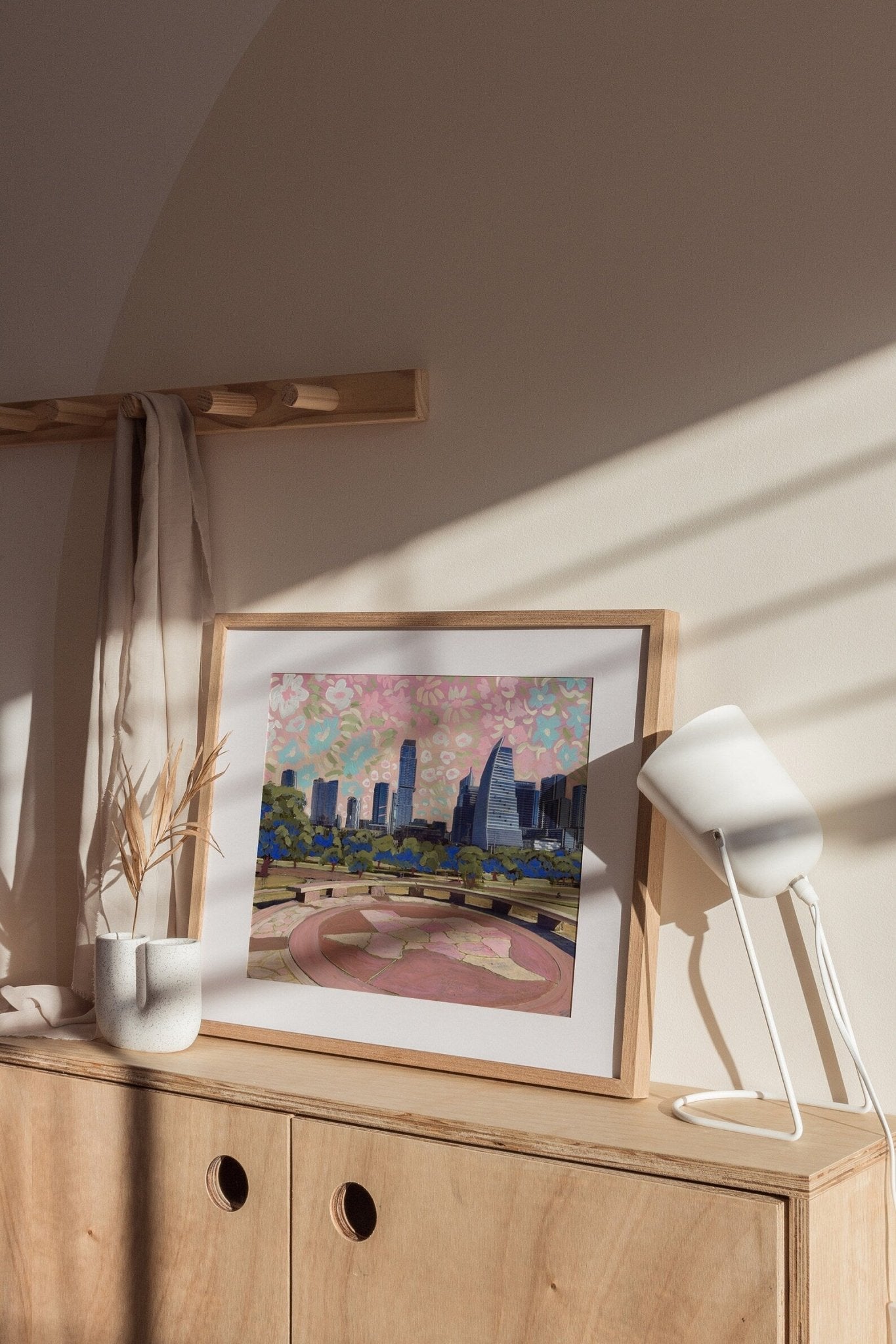 Austin Skyline Print - El Baker Art
