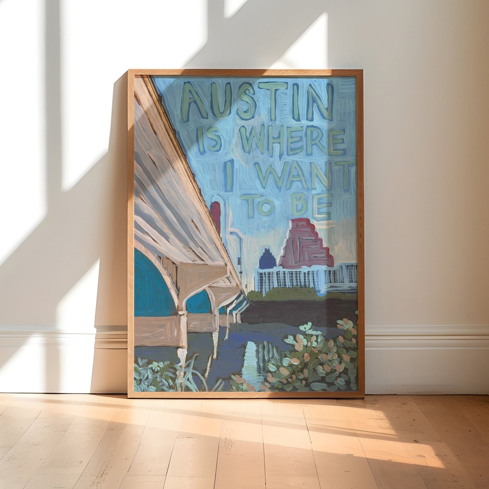 Austin South Congress Print - El Baker Art