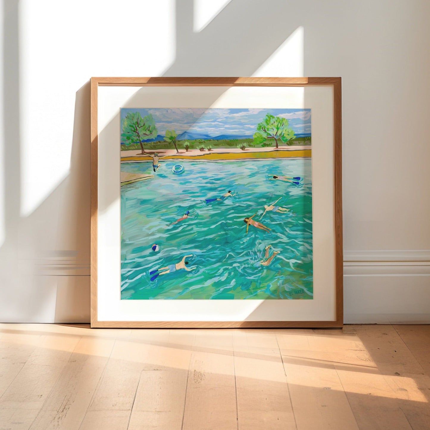 Balmorhea Texas State Park Print - El Baker Art