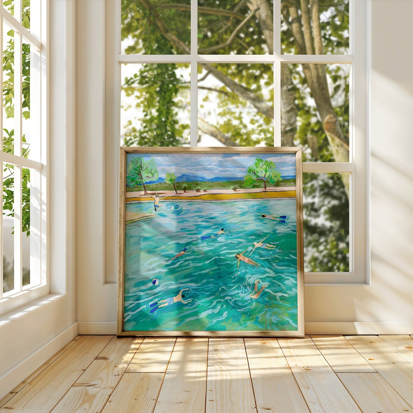 Balmorhea Texas State Park Print - El Baker Art