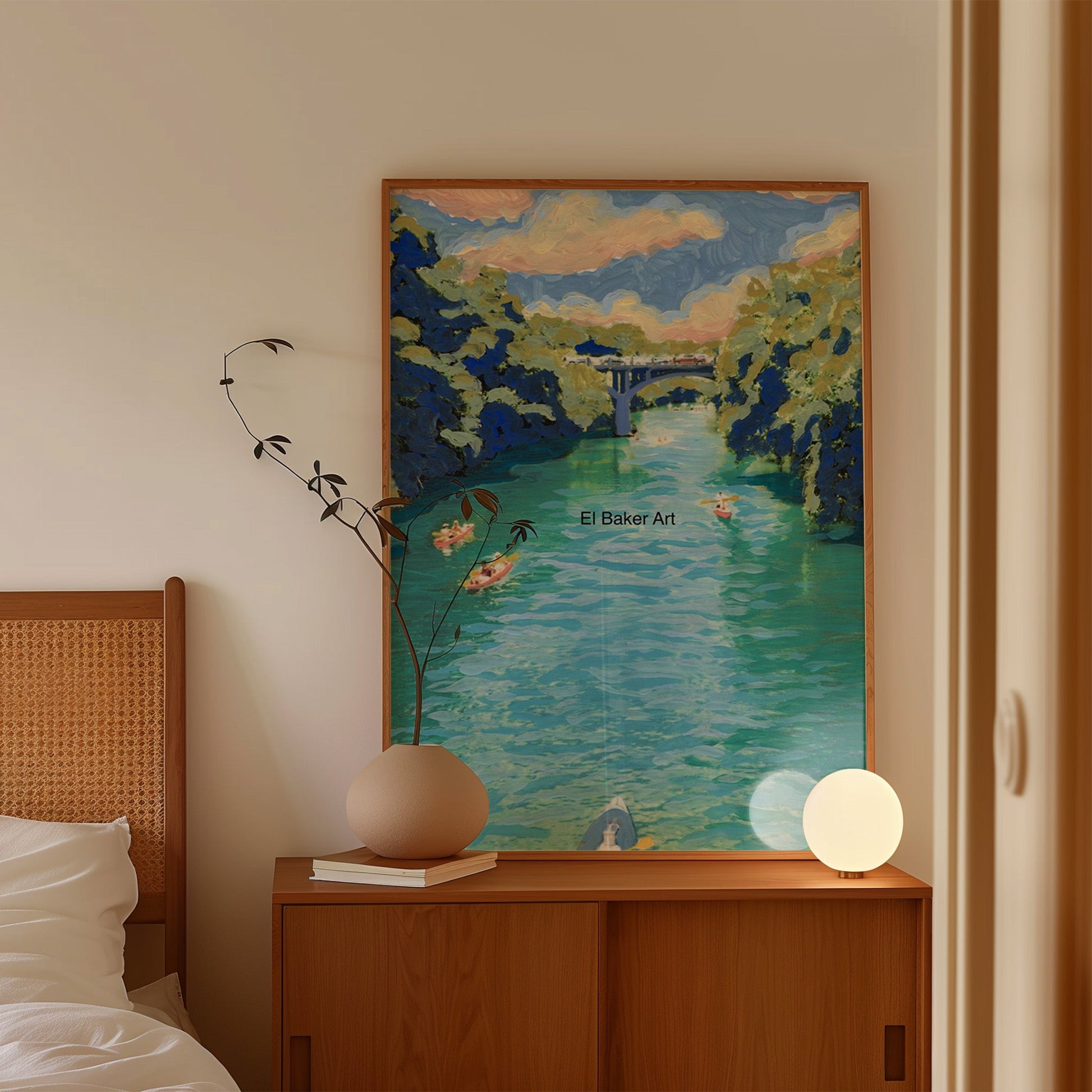Barton Creek Austin Print - El Baker Art