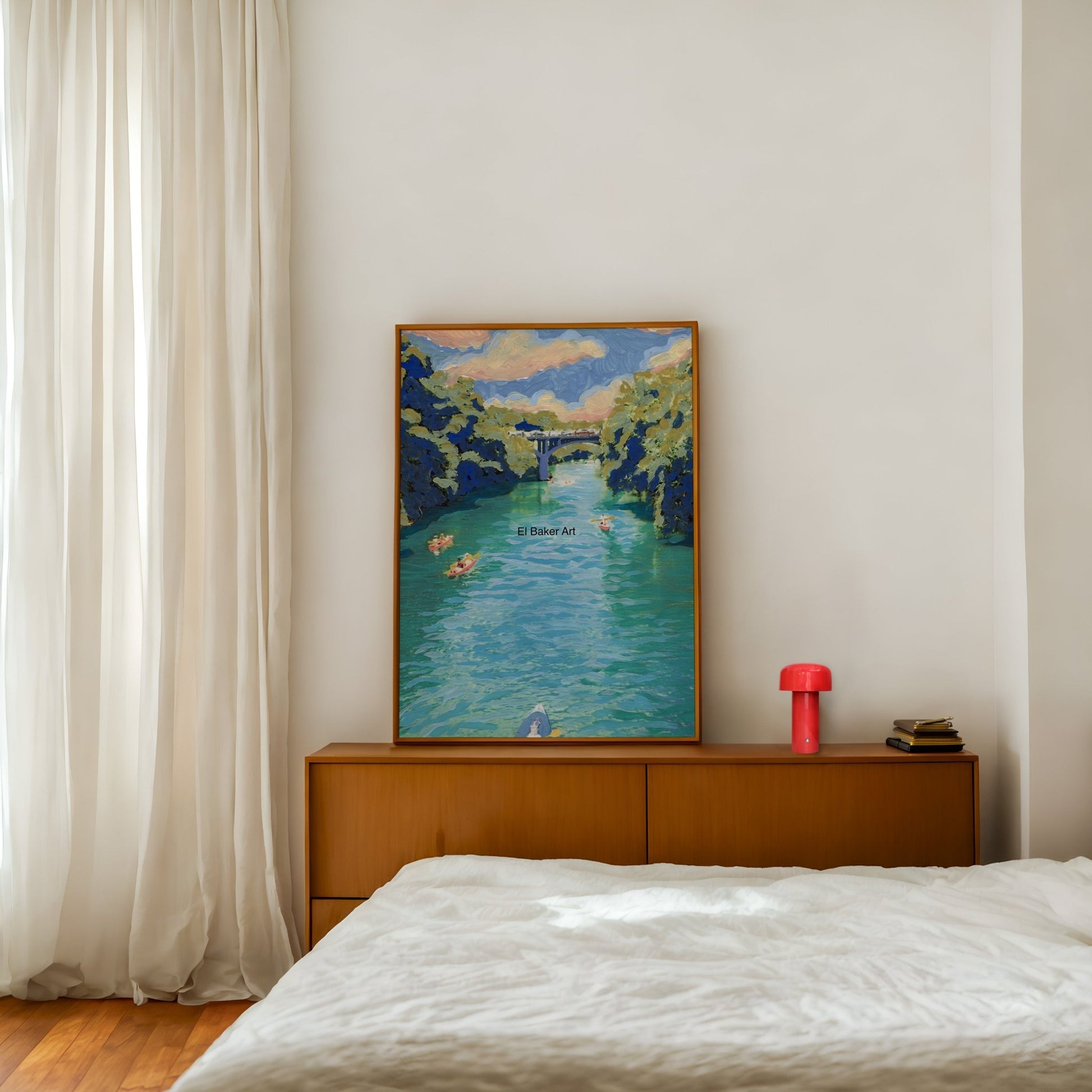 Barton Creek Austin Print - El Baker Art