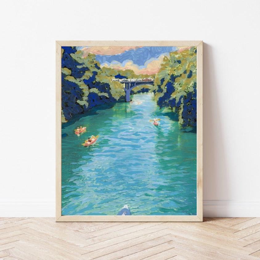 Barton Creek Austin Print - El Baker Art