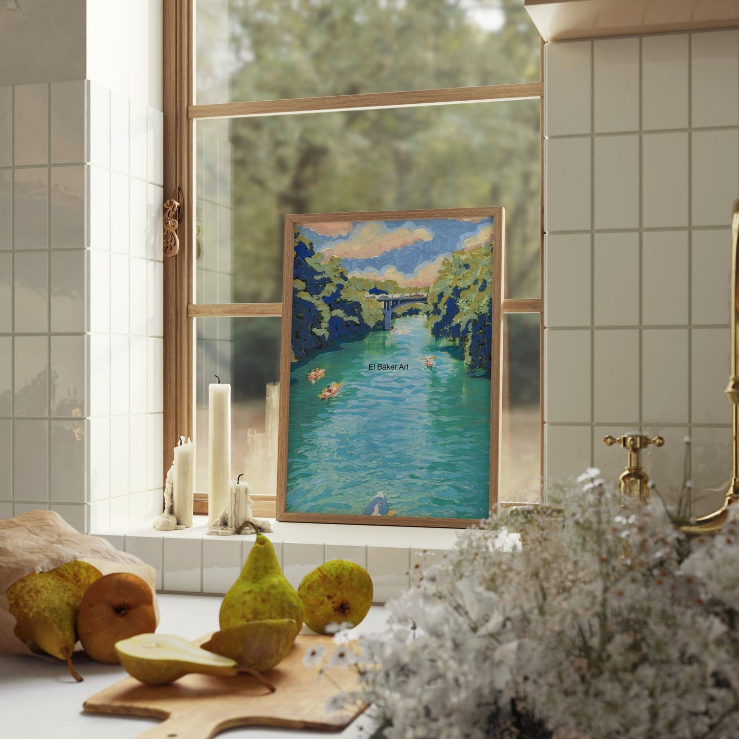 Barton Creek Austin Print - El Baker Art