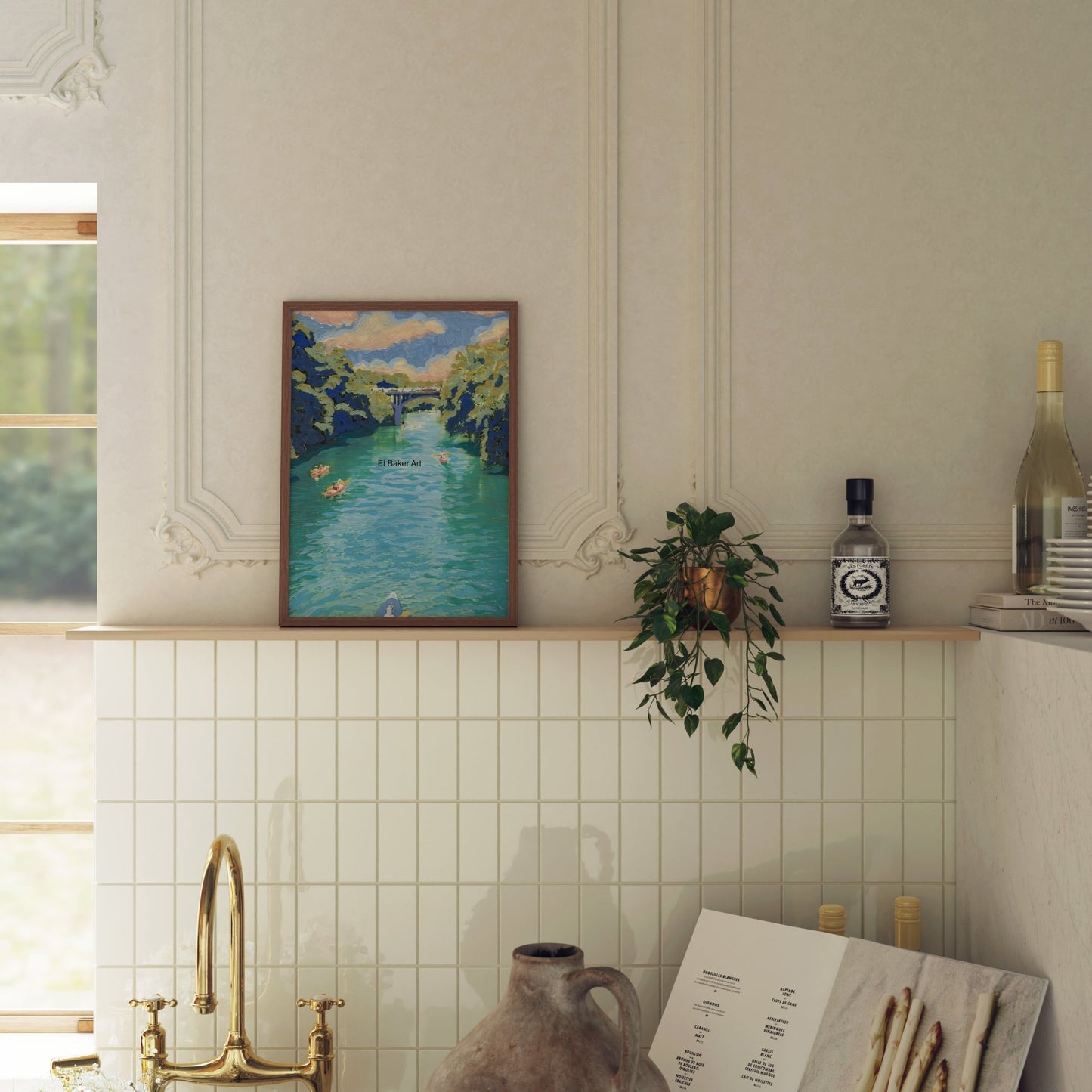 Barton Creek Austin Print - El Baker Art