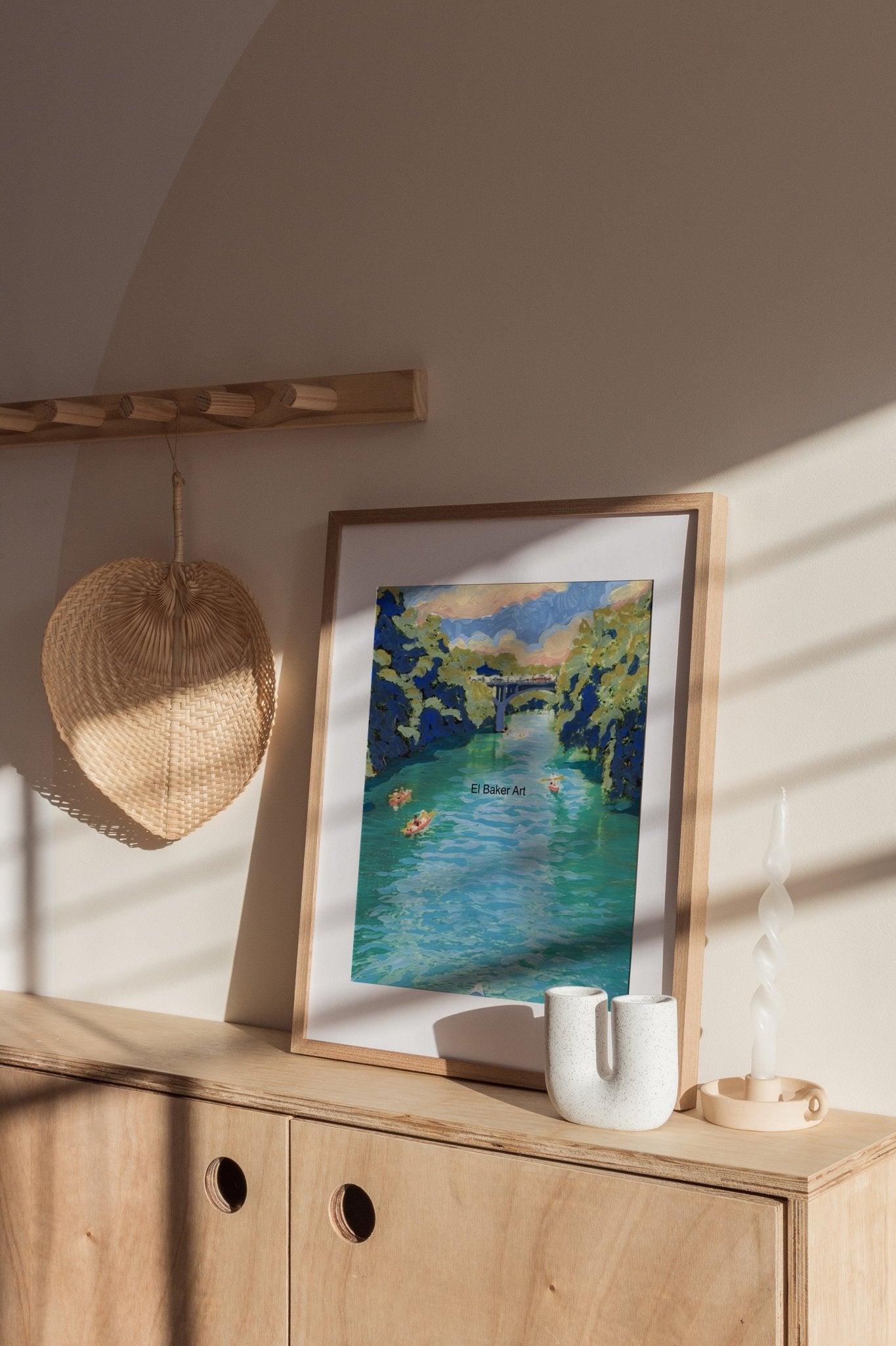 Barton Creek Austin Print - El Baker Art