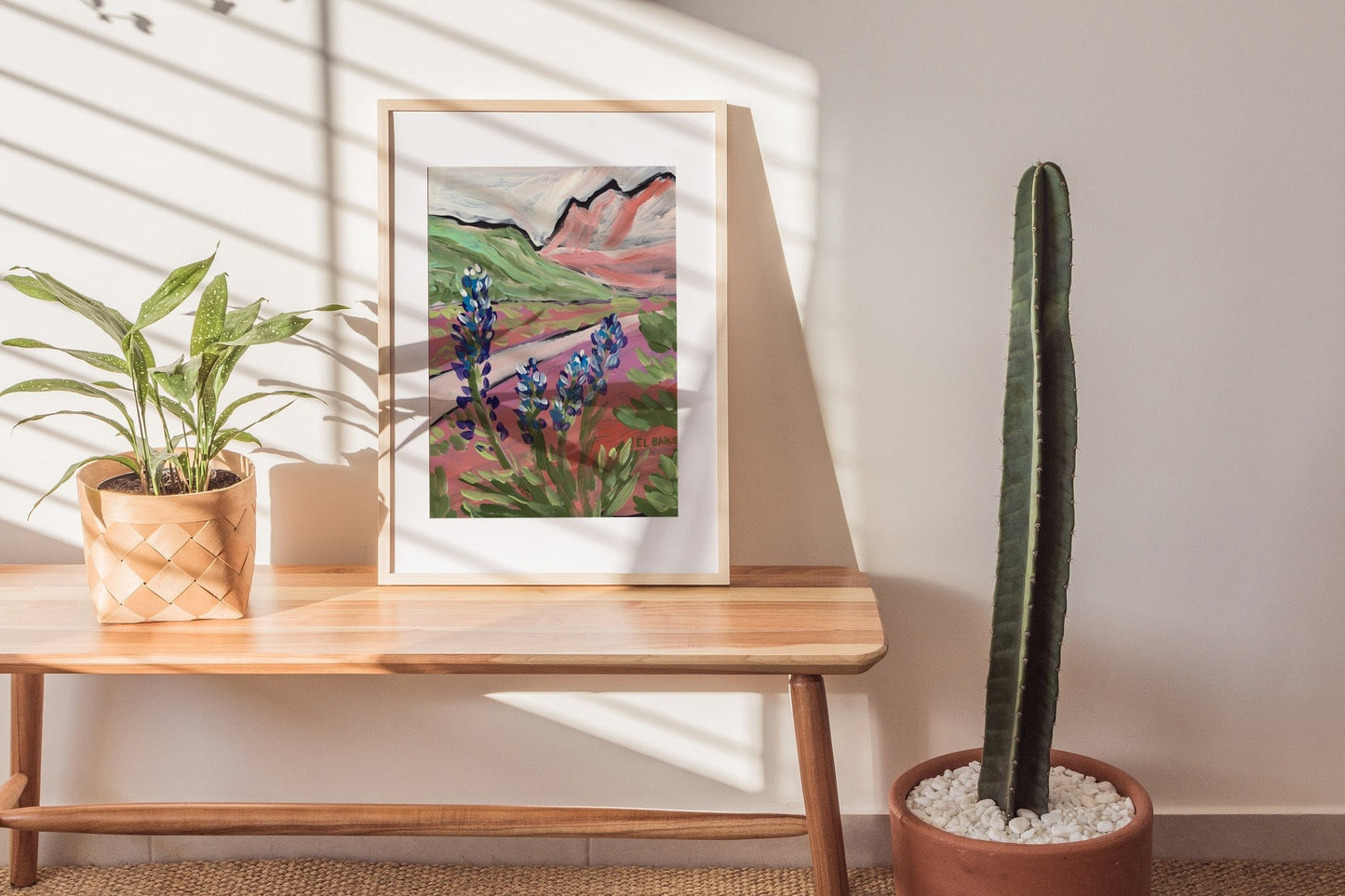 Big Bend Bluebonnets Print - El Baker Art