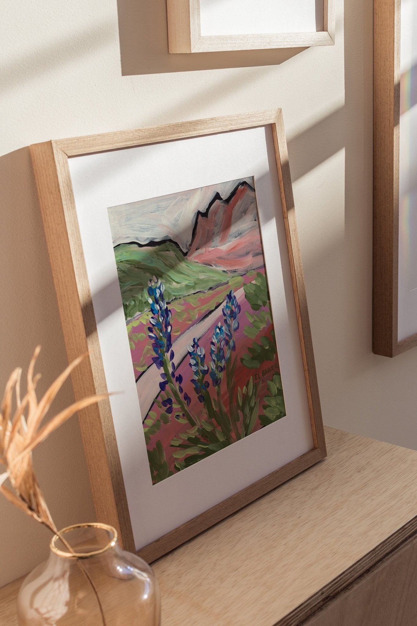 Big Bend Bluebonnets Print - El Baker Art