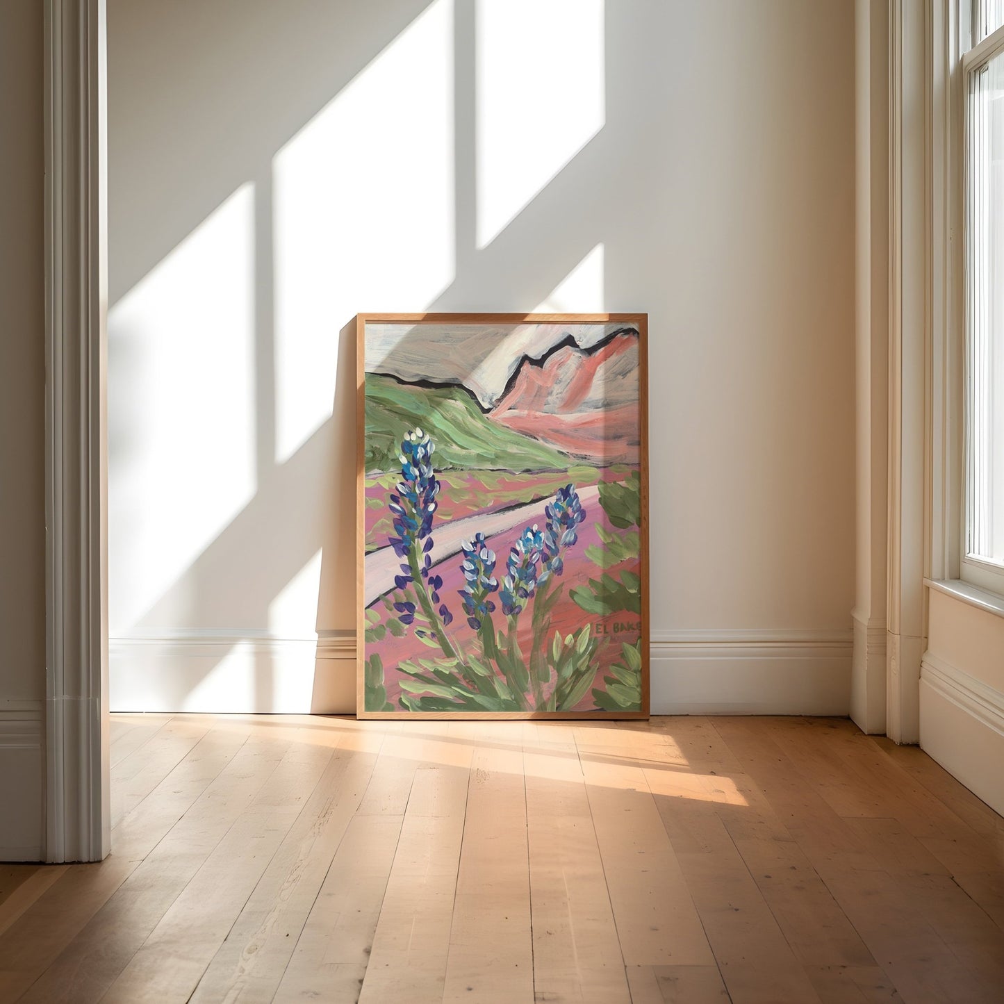 Big Bend Bluebonnets Print - El Baker Art