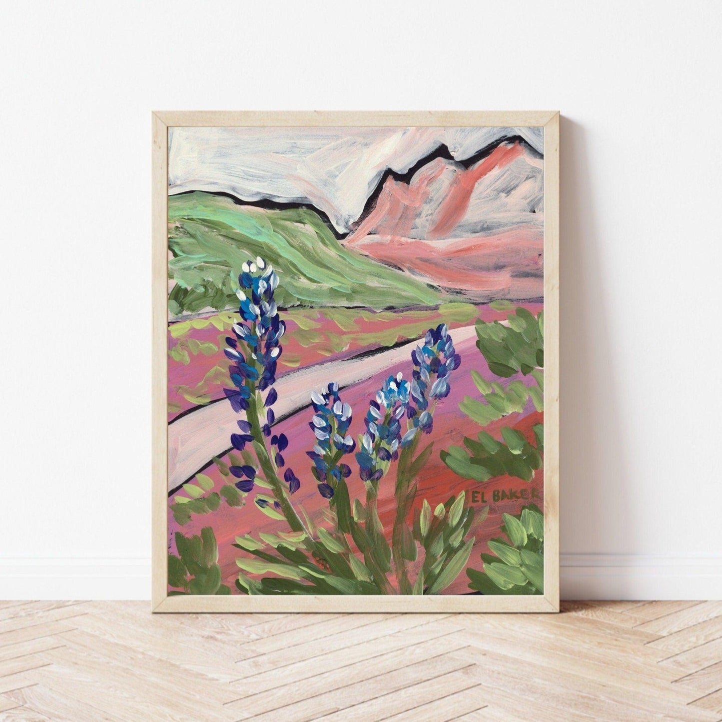 Big Bend Bluebonnets Print - El Baker Art