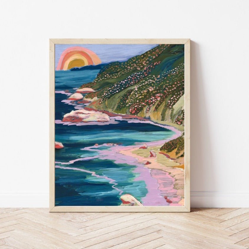 Big Sur California Print - El Baker Art