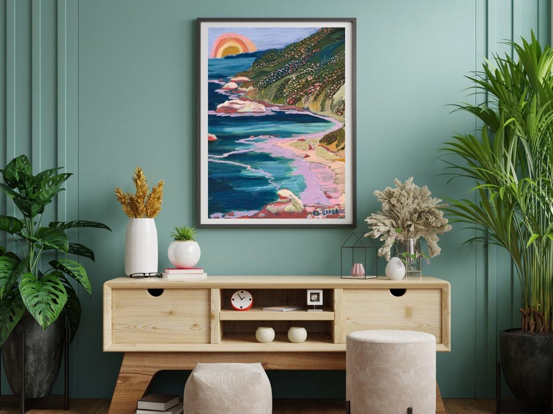 Big Sur California Print - El Baker Art
