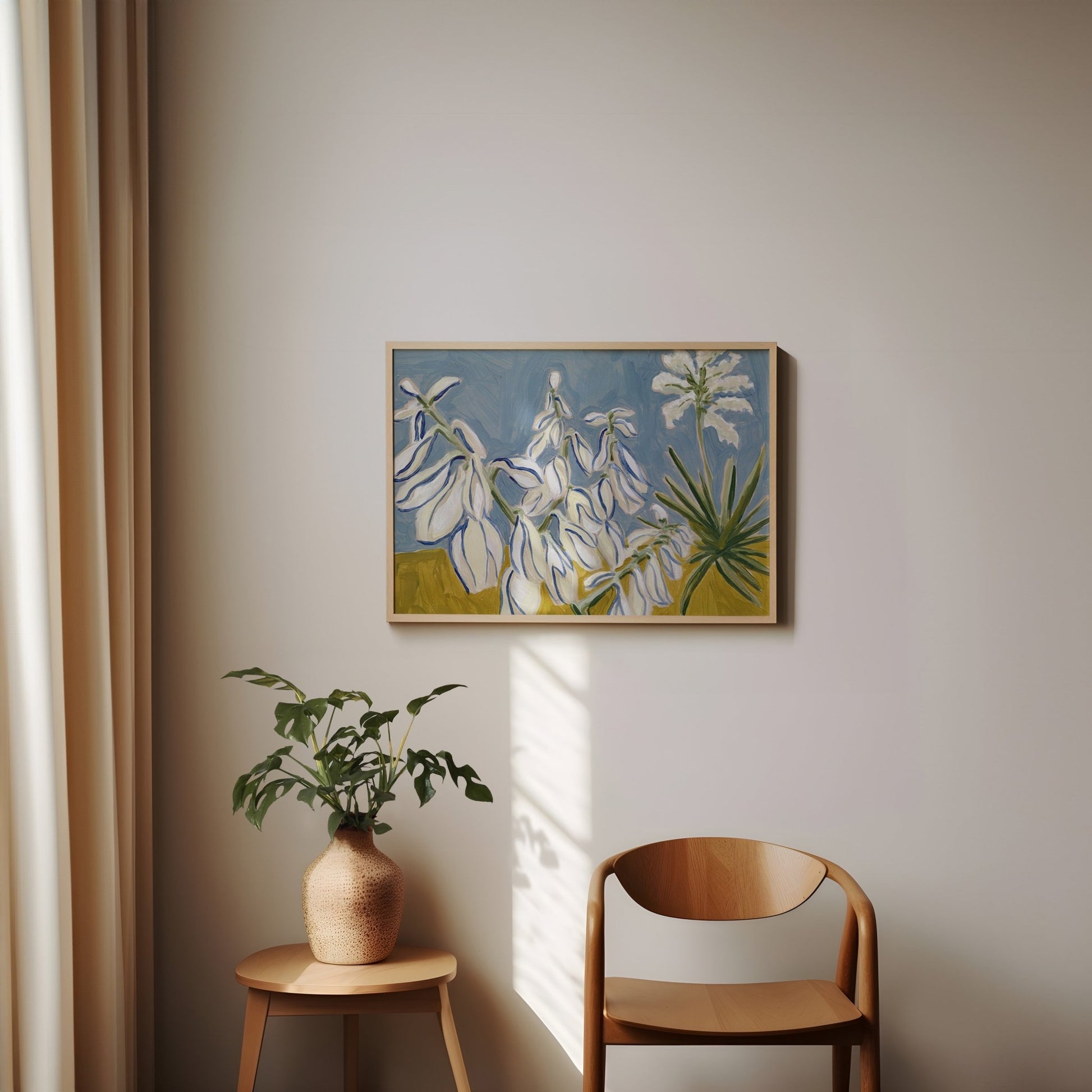 Blooming Yucca Print - El Baker Art