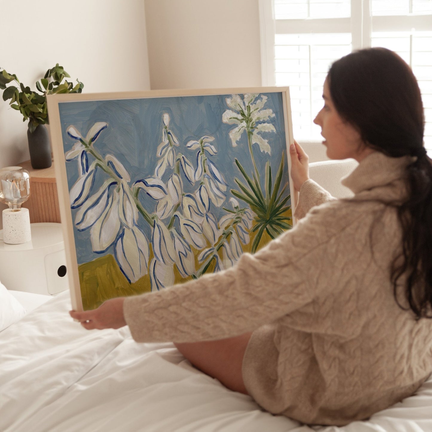 Blooming Yucca Print - El Baker Art