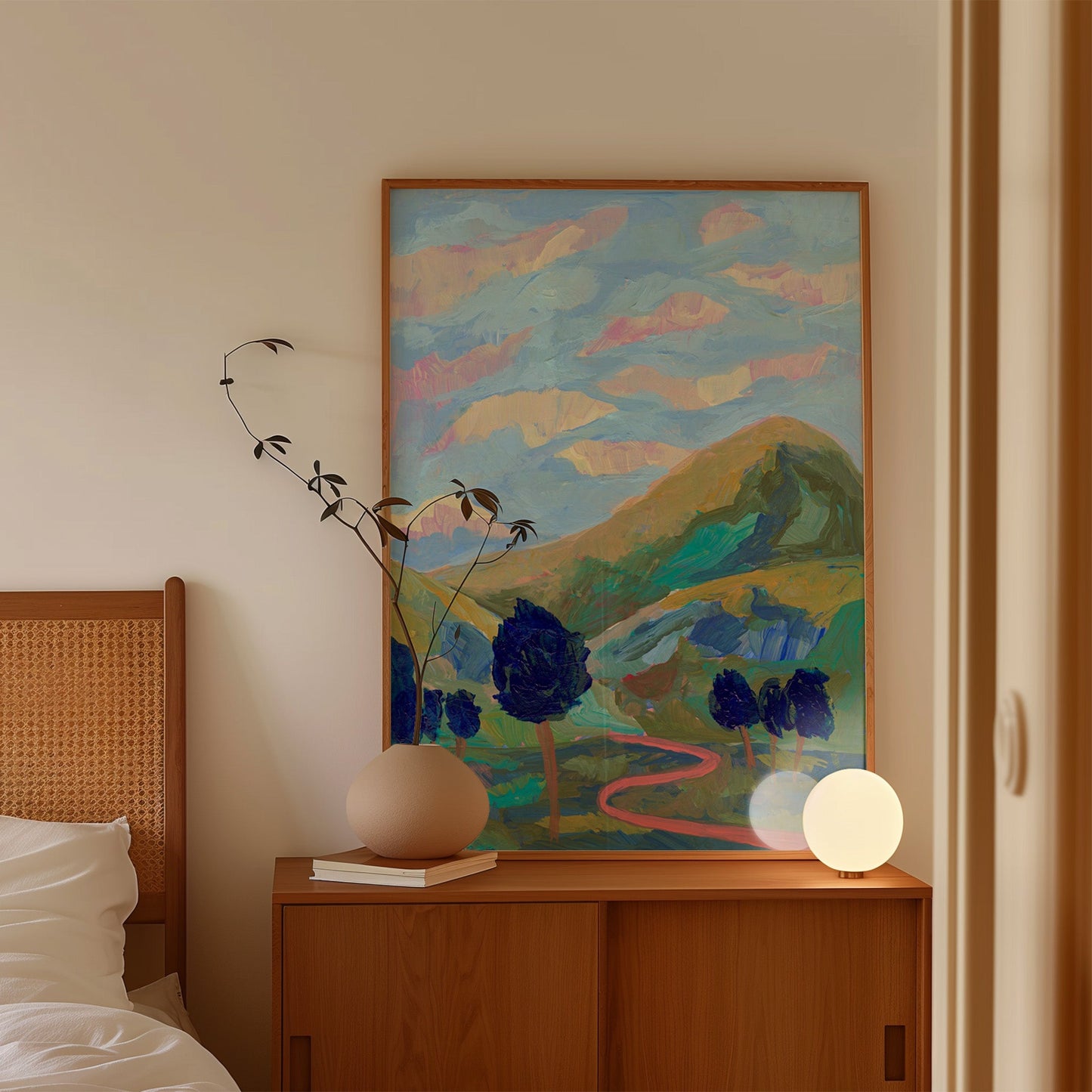 Blue Mountain Print - El Baker Art