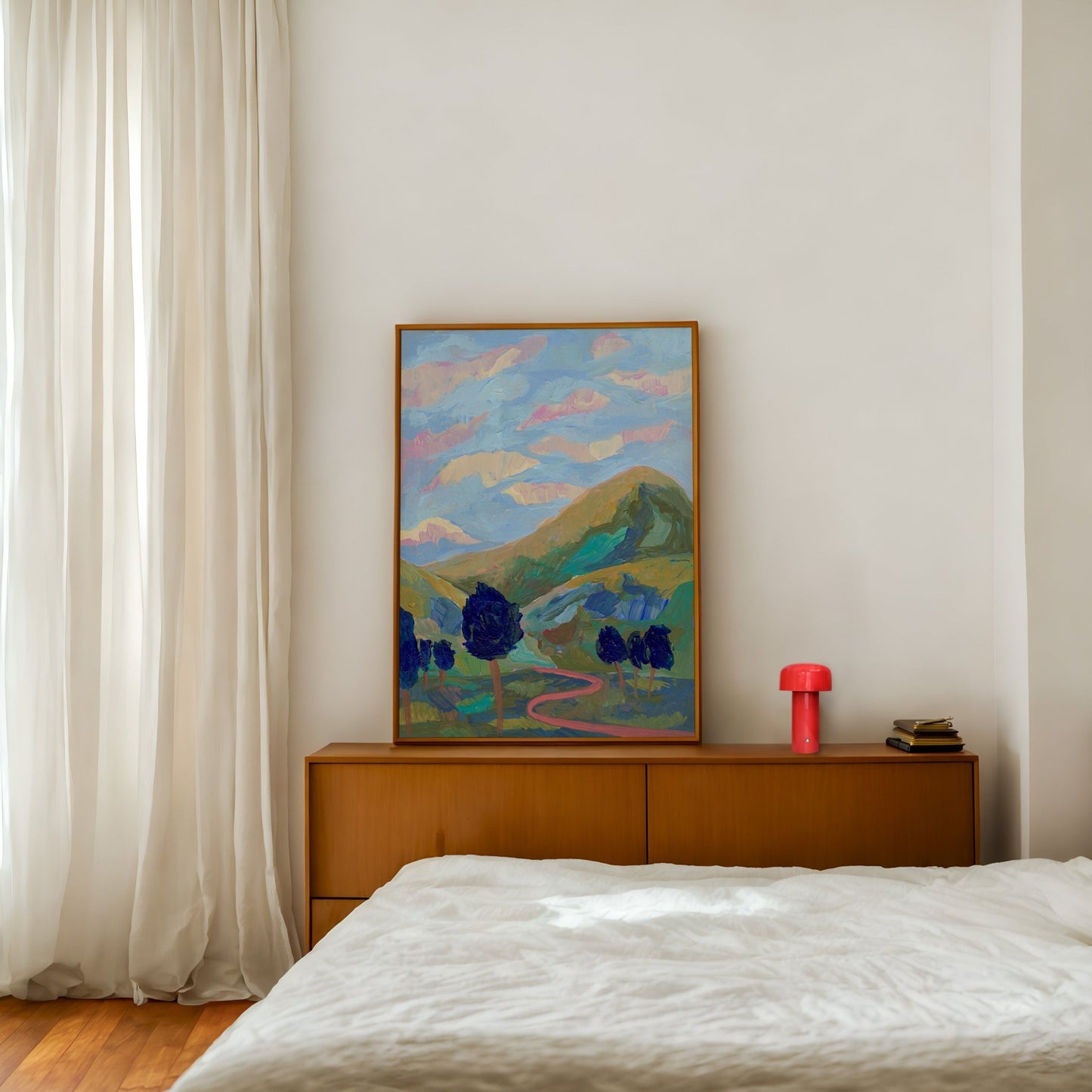 Blue Mountain Print - El Baker Art