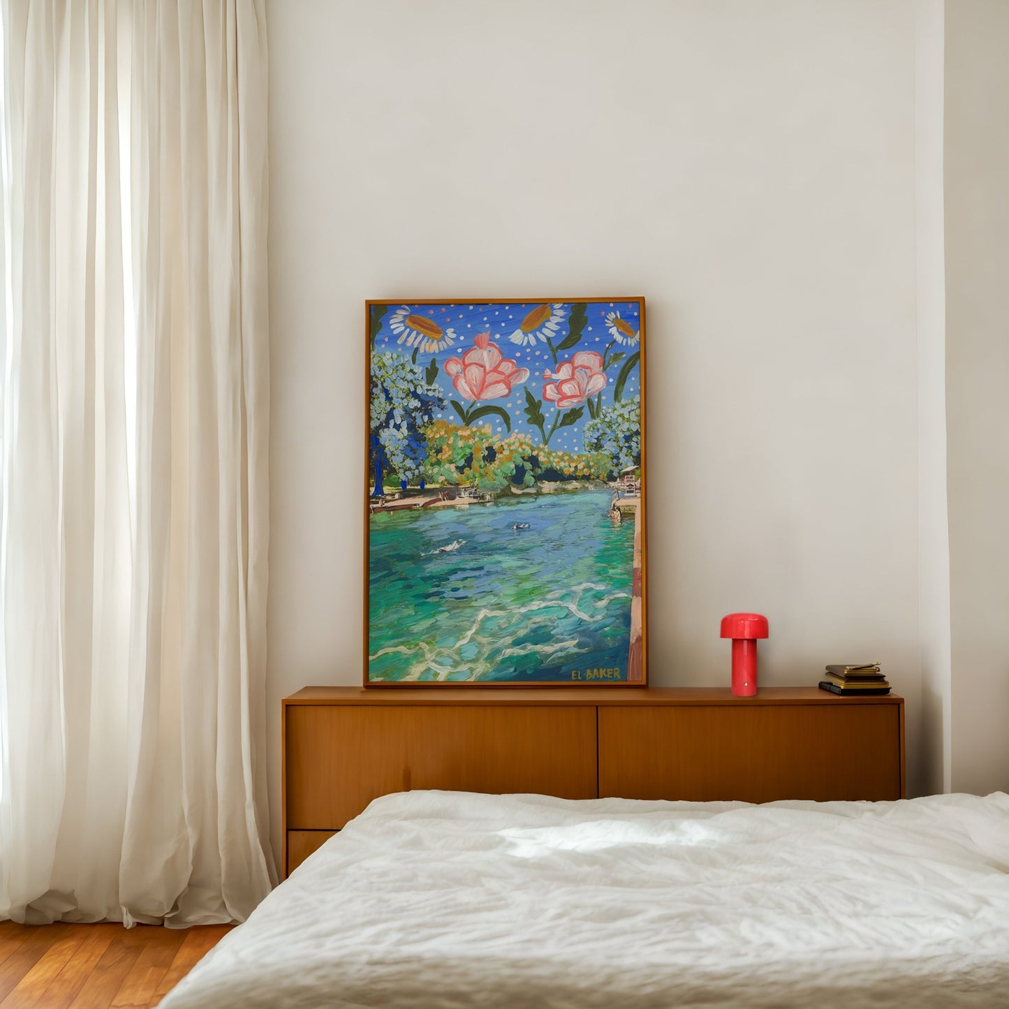 Botanical Barton Springs Print - El Baker Art