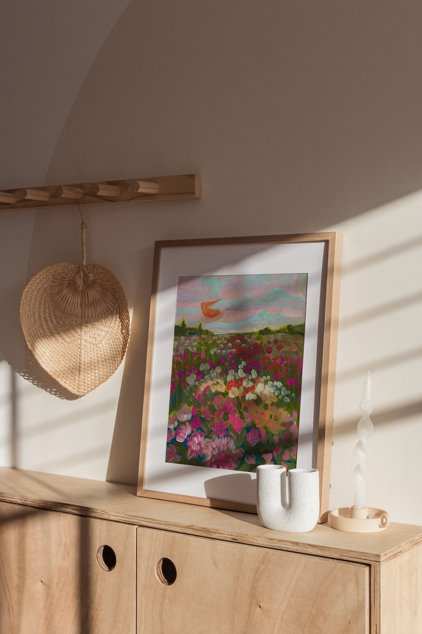 California Flower Farm Print - El Baker Art