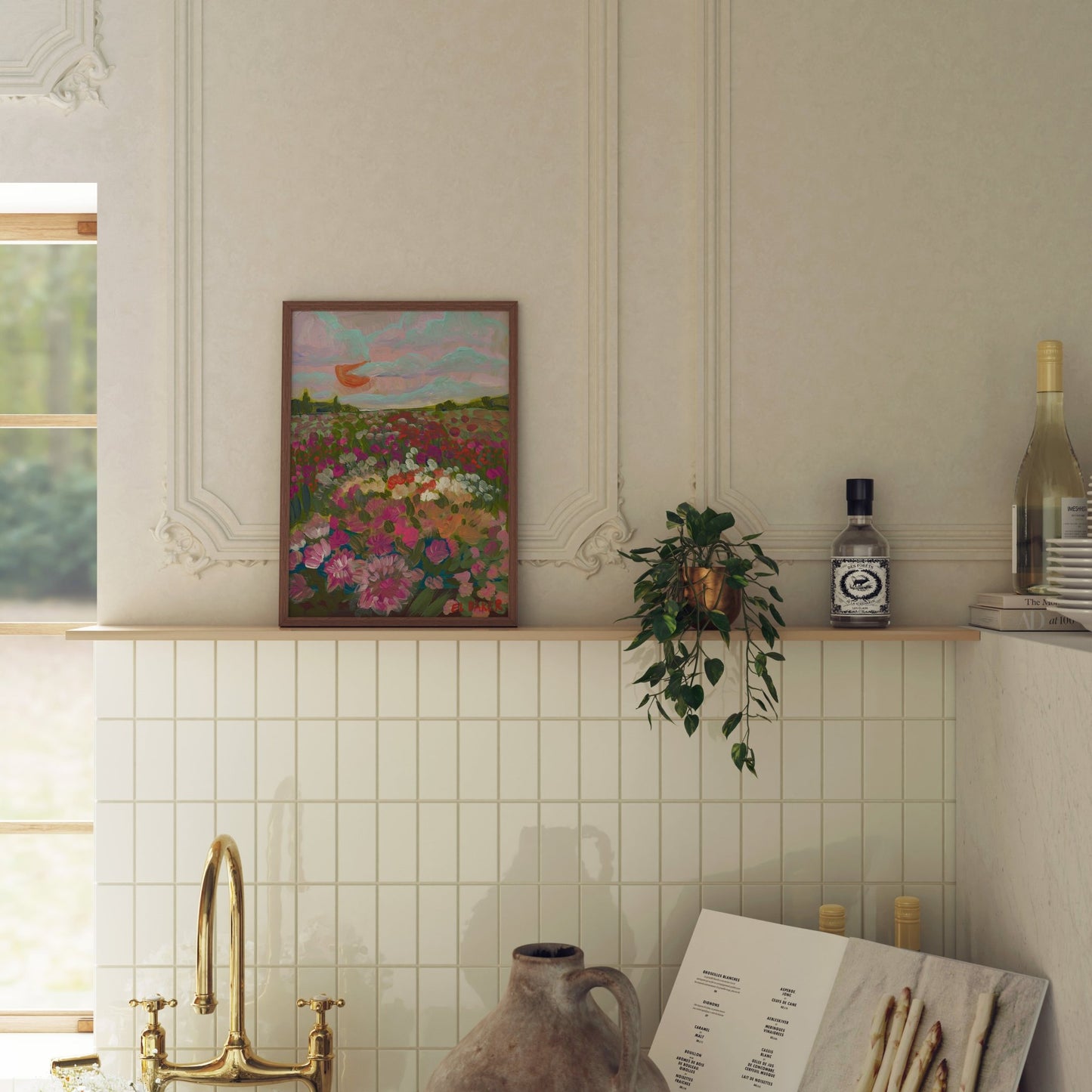 California Flower Farm Print - El Baker Art