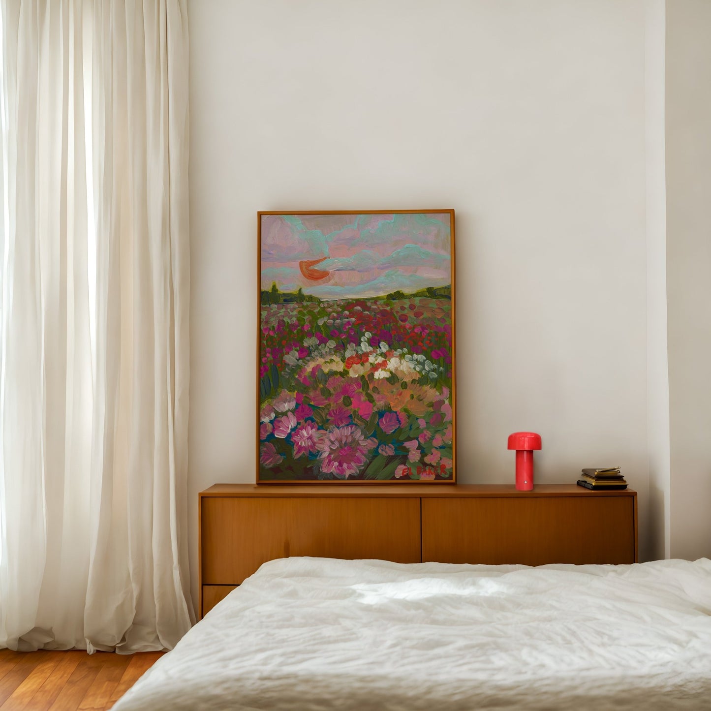 California Flower Farm Print - El Baker Art