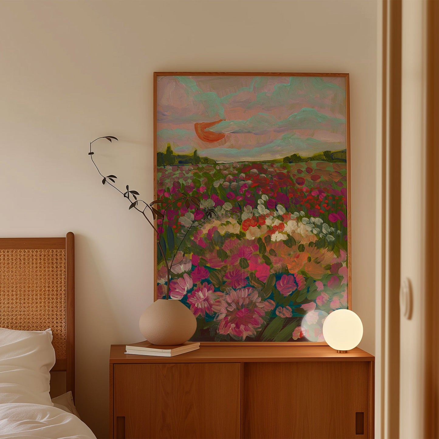 California Flower Farm Print - El Baker Art