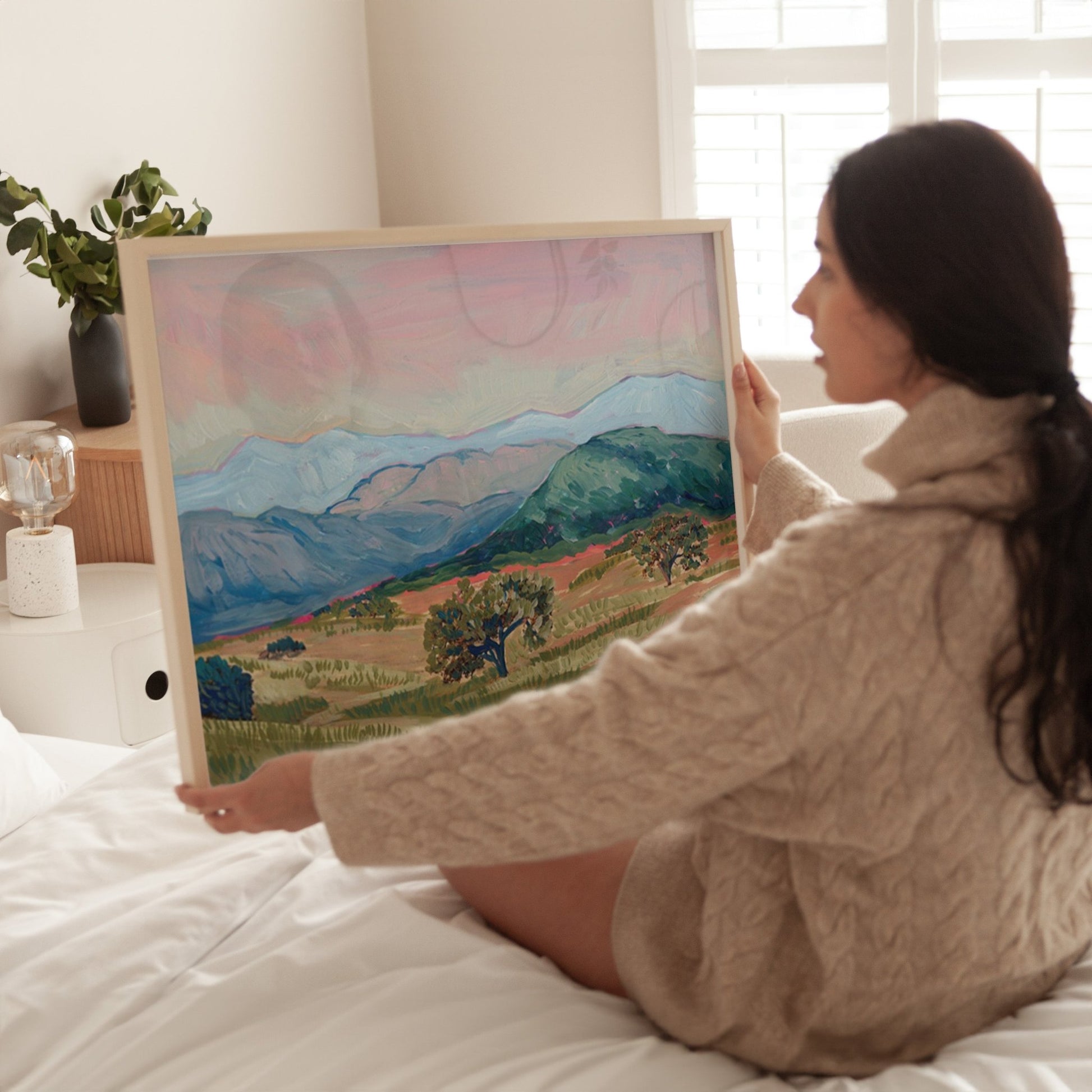 California Mountain Landscape Print - El Baker Art