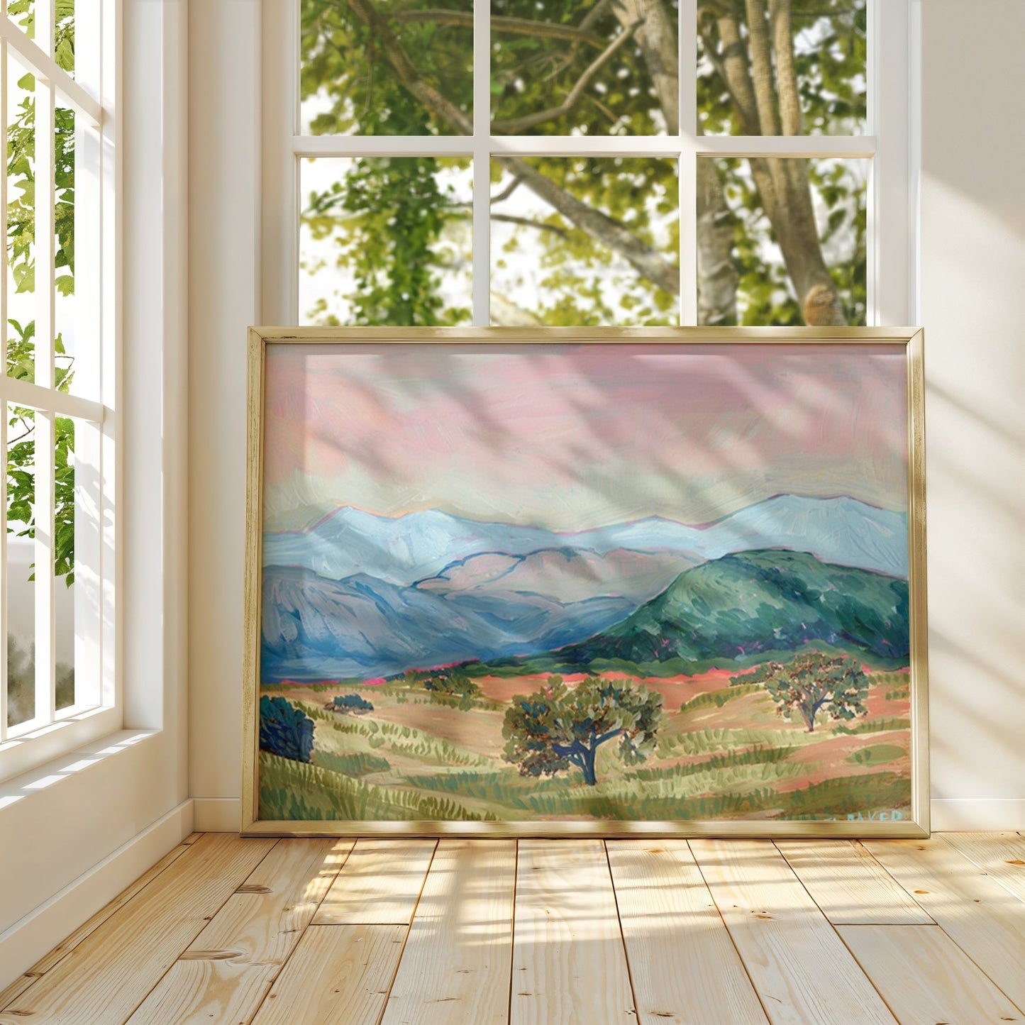 California Mountain Landscape Print - El Baker Art