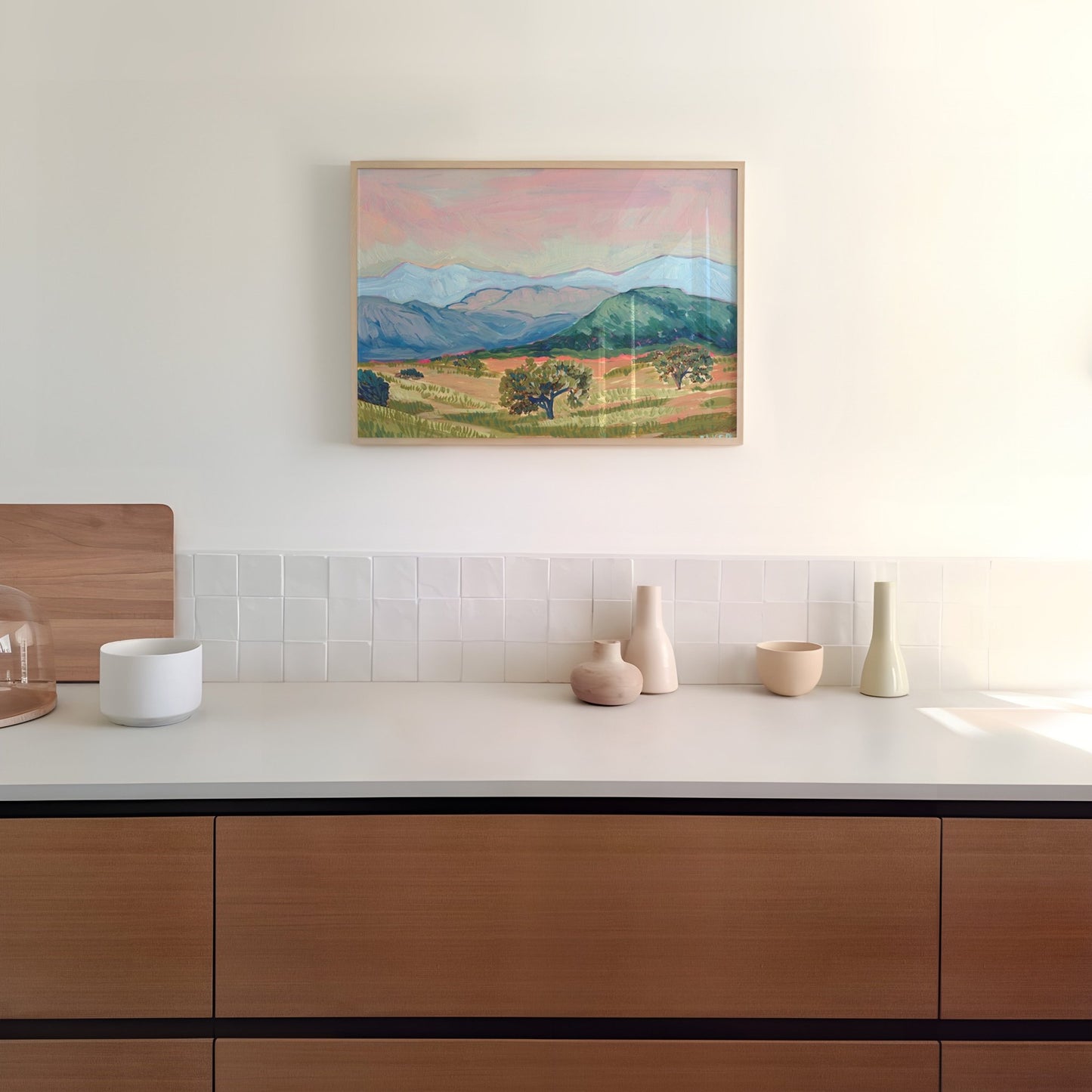 California Mountain Landscape Print - El Baker Art