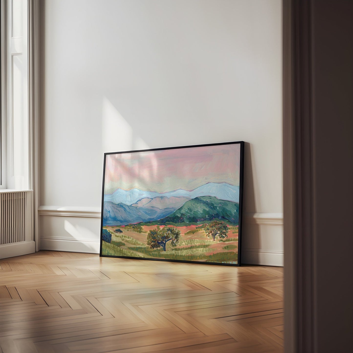 California Mountain Landscape Print - El Baker Art