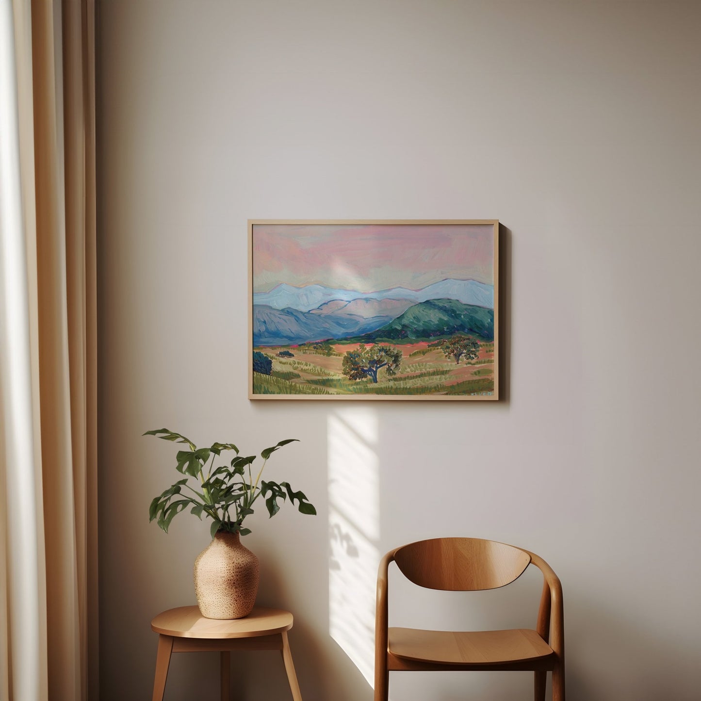 California Mountain Landscape Print - El Baker Art