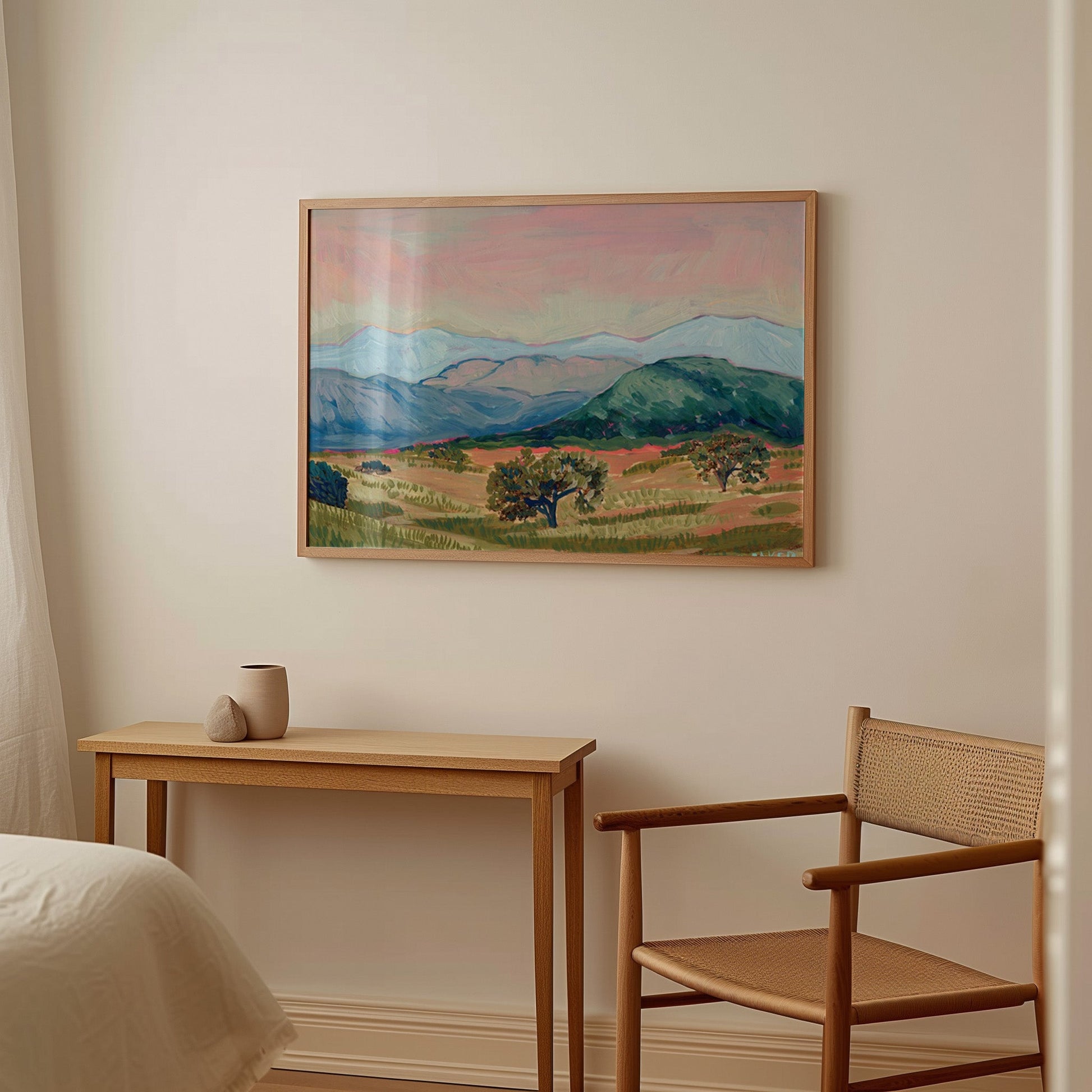 California Mountain Landscape Print - El Baker Art